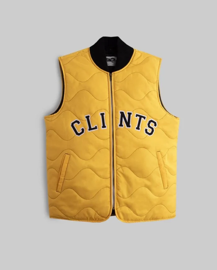 Clints Inc Sleeveless Jacket – Yellow