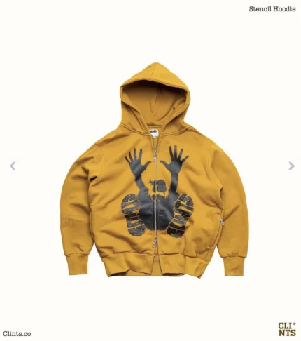 Clints Inc Step Correct Hoodie – Yellow