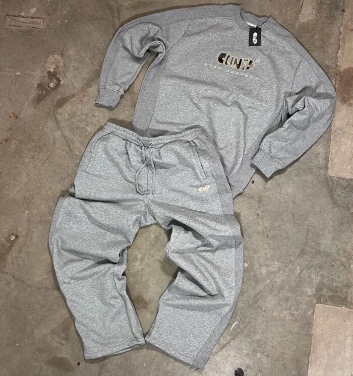 Clints Inc Step Correct Tracksuit Grey