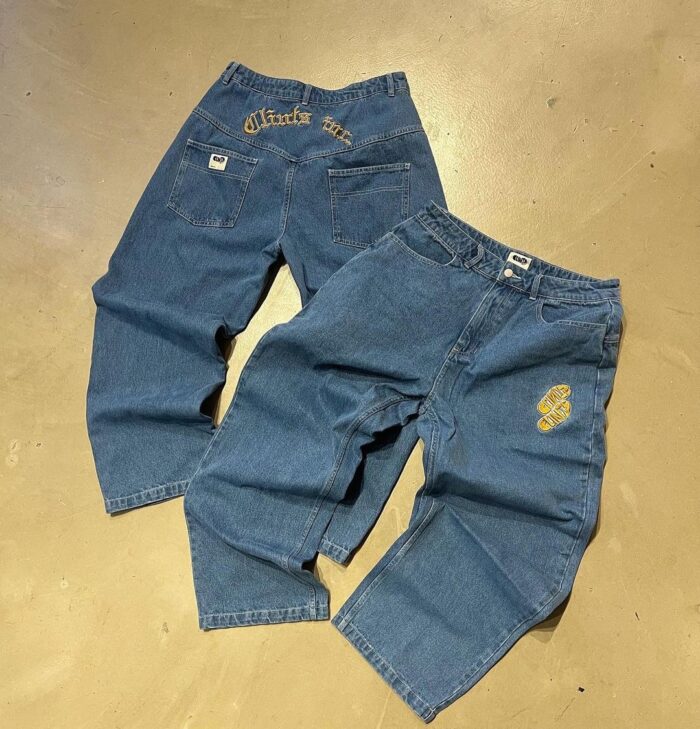 Clints Inc Step Jeans Blue