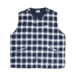 Plaid Vest - Blue