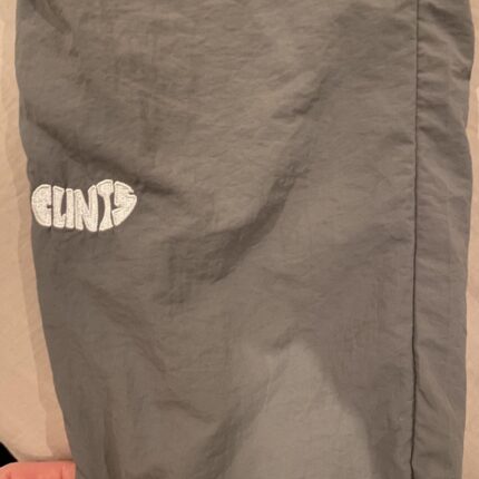 Clints Inc Men's Grey and Khaki Joggers