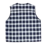 Plaid Vest - Blue