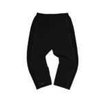 ⁠Rippled Nylon Pant - Black