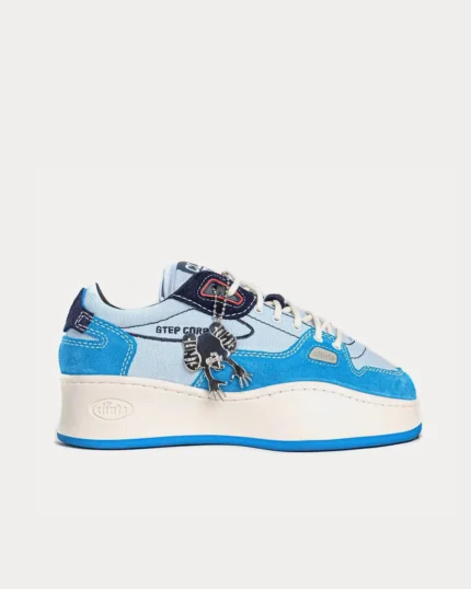 Stepper Blue Low Top Sneakers