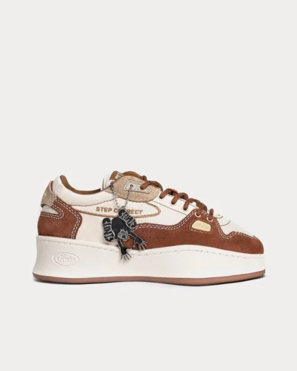 Stepper Mocha Brown Low Top Sneakers