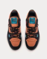 x Patta Steppers Black Brown Teal Green Low Top Sneakers