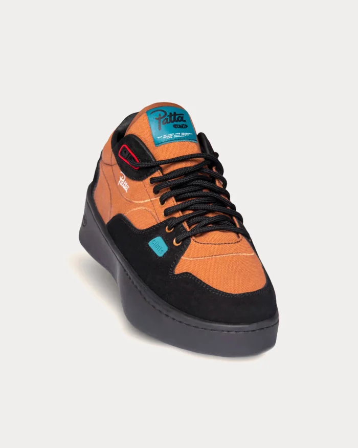 x Patta Steppers Black Brown Teal Green Low Top Sneakers