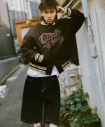 Baseball Varsity - Brown Jacket