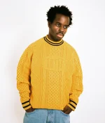 Clints Cable Knit - Yellow/Black