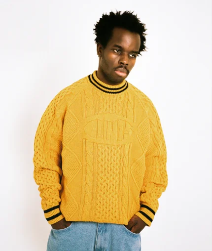 Clints Cable Knit - Yellow/Black