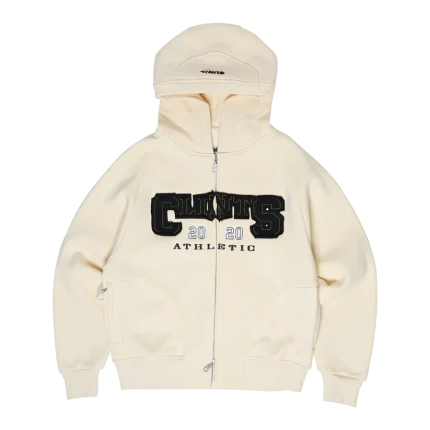 Heritage Cotton Hoodie - (Cream & Black)