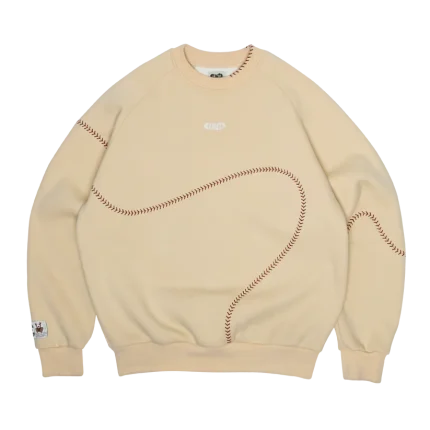 Baseball Sweatshirt - Beige