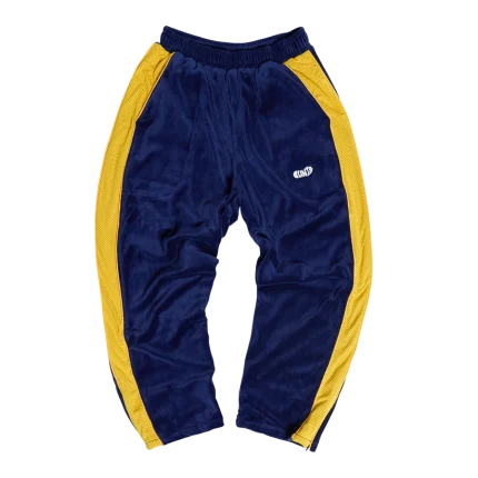 Velour track - Blue/yellow pant