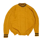 Clints Cable Knit - Yellow/Black