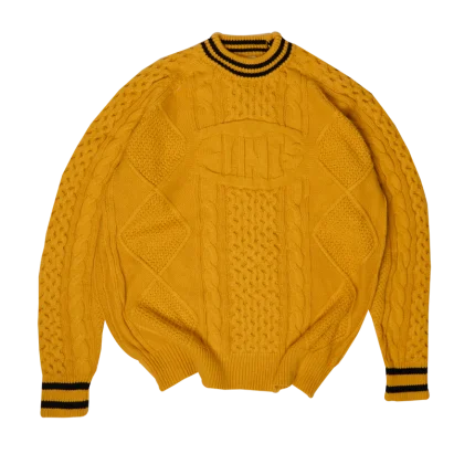 Clints Cable Knit - Yellow/Black