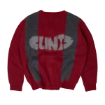 Clints Mohair Diamond Cardigan -Red/Black