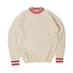 Clints Cable Knit - White