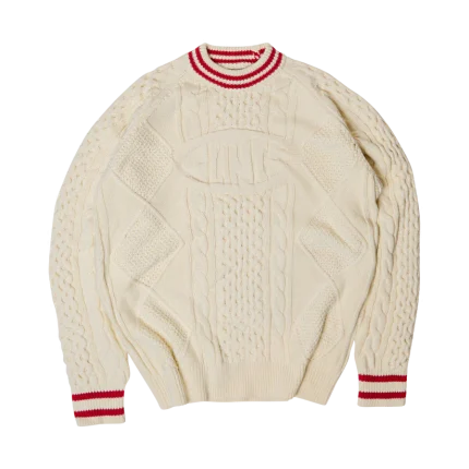 Clints Cable Knit - White