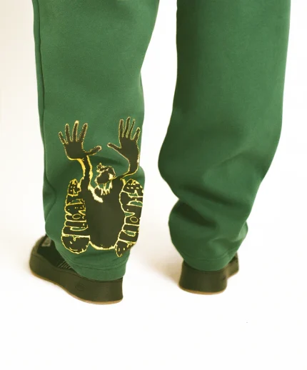 Stencil - Green Sweatpants