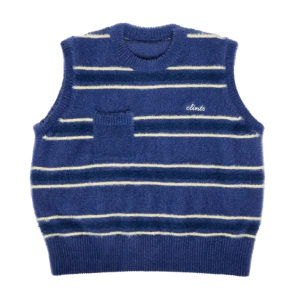 Clints Stripe knit - Blue