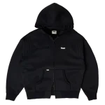 Clints Pintuck Essential Hoodie - Black