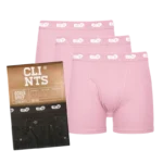Clints Pink Boxers (3 Pack)
