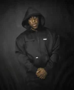 Clints Pintuck Essential Hoodie - Black