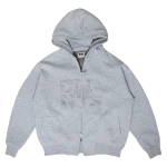 Clints Studded Hoodie - Grey