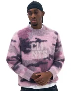 Clints Camo Mohair - Pink/Purple