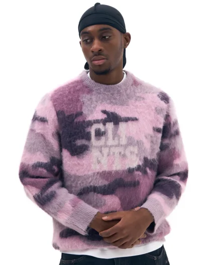 Clints Camo Mohair - Pink/Purple