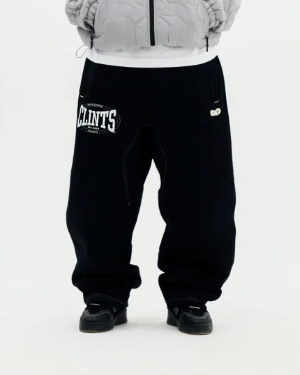 Clints Contrast Stitch Boxing Sweatpants