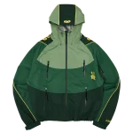 Clints Waterproof Jacket - Green/Yellow