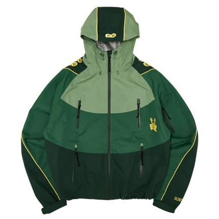 Clints Waterproof Jacket - Green/Yellow