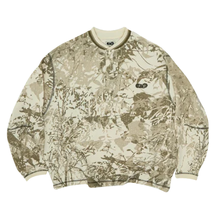 'Clints Waffle Leaf Top LS