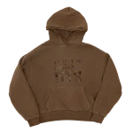 Clints Patchwork Hoodie - Brown