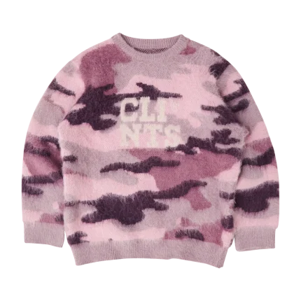 Clints Camo Mohair - Pink/Purple