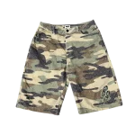Clints Needle Punch Camo Shorts