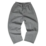 Clints Pintuck Sweatpants - Marl Grey