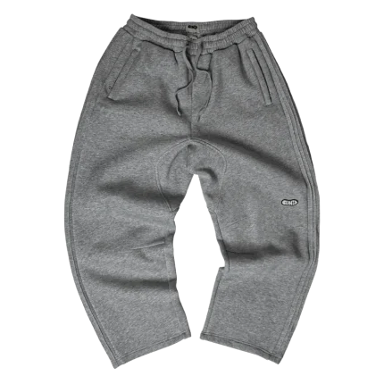 Clints Pintuck Sweatpants - Marl Grey