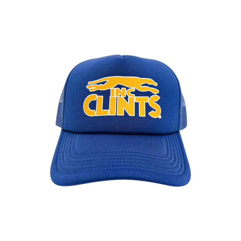 Clints Blue Trucker Hat Clints Blue Trucker Hat