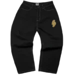 Clints Phat Denim Pants - Black