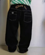 Clints Phat Denim Pants - Black