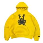 Clints Stencil Hoodie - Mustard