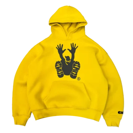 Clints Stencil Hoodie - Mustard