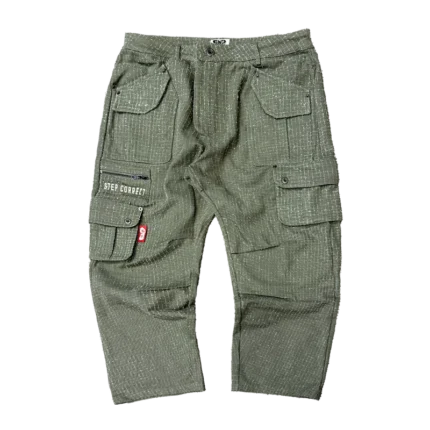 Clints Needle Punch Cargos - Green