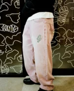 Clints Phat Denim Pants - Pink
