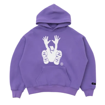 Clints Stencil Hoodie - Purple