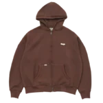 Clints Pintuck Brown Hoodie