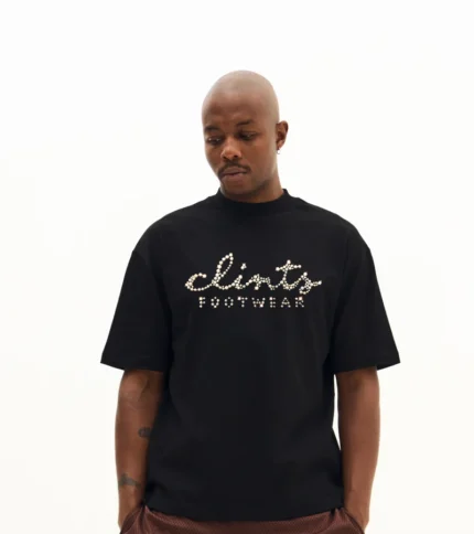 'Clints Pearl Script- Heavyweight Tee